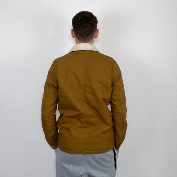 Carhartt WIP Phoenix Coat Jacket Tan Beige Small. - Picture 3 of 4